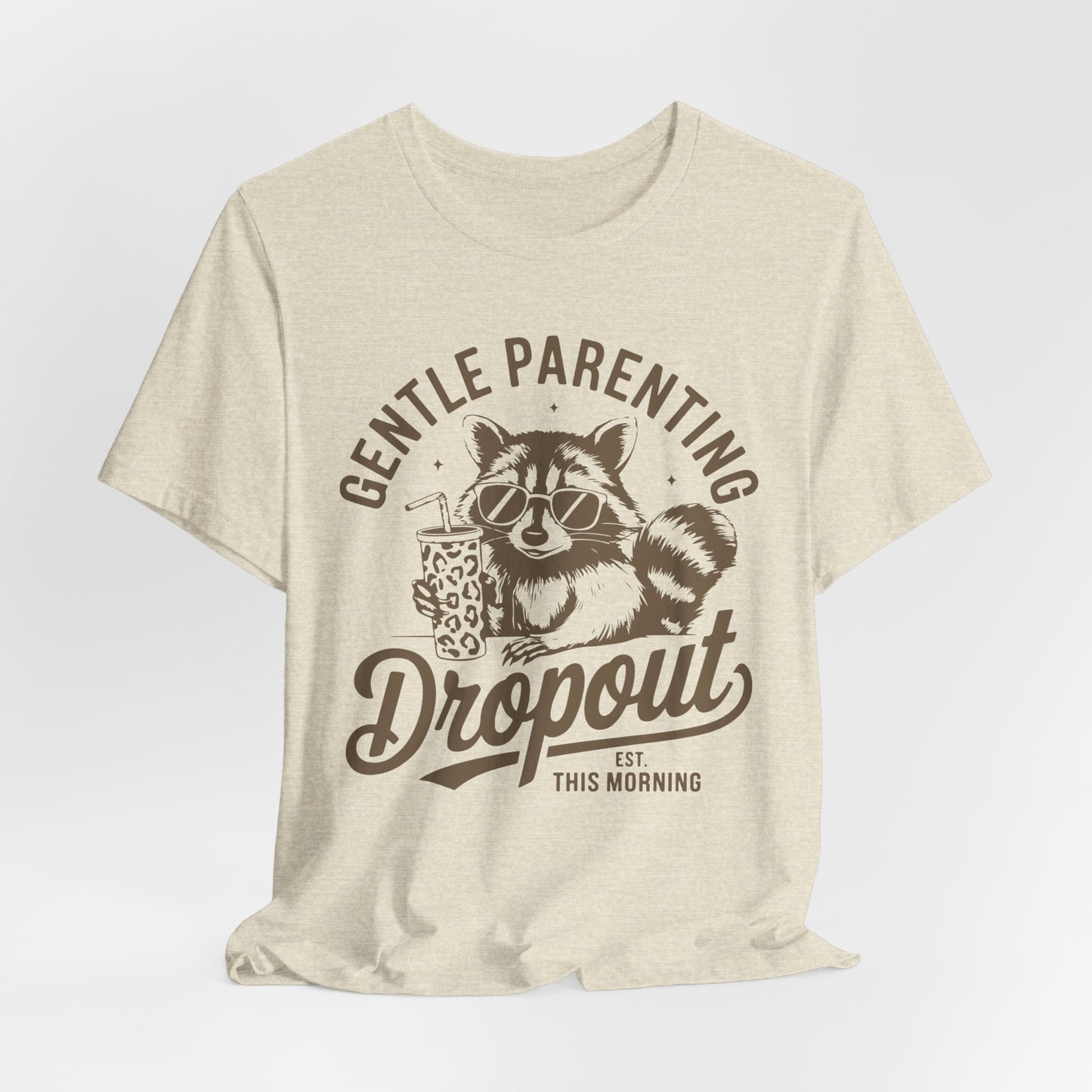 Gentle Parenting Raccoon Tee - Unisex Jersey Short Sleeve T-Shirt