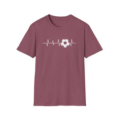 Soccer Heartbeat Gildan Softstyle Tee