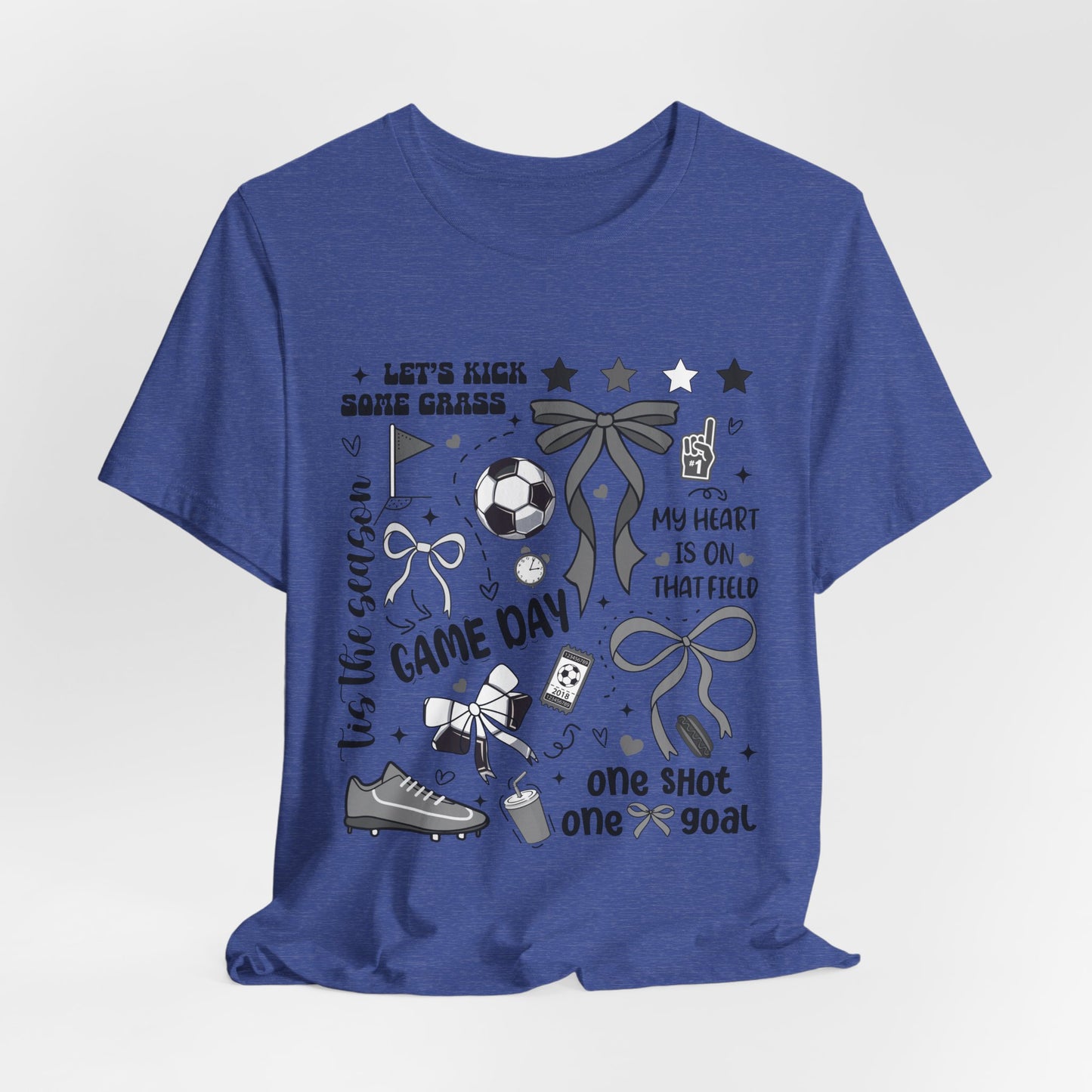 Soccer Game Day Collage Bella Canvas Tee