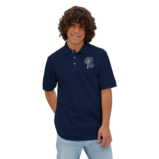 FCC Comfortable Men's Jerzees Piqué Polo