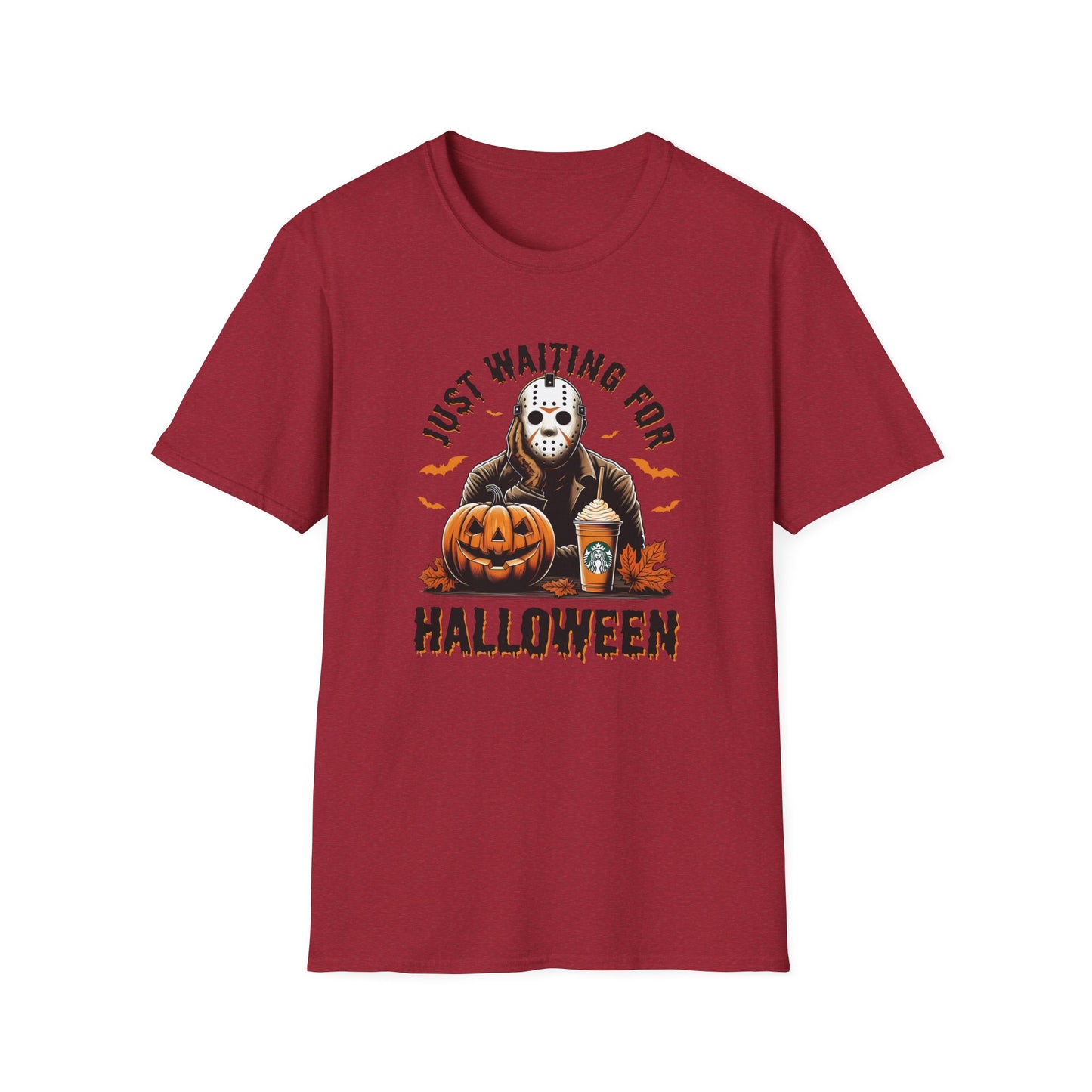Just Waiting for Halloween Movie Graphic Tee, Unisex Softstyle T-Shirt