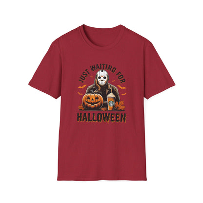 Just Waiting for Halloween Movie Graphic Tee, Unisex Softstyle T-Shirt
