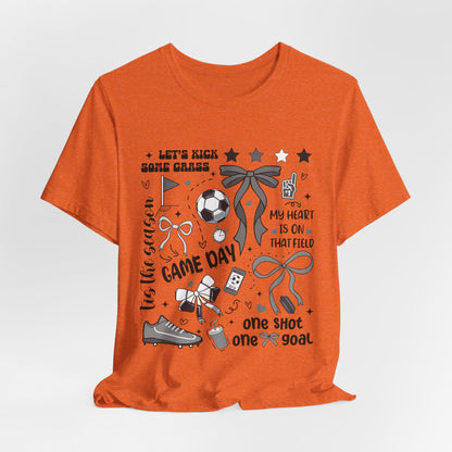 Soccer Game Day Collage Bella Canvas Tee
