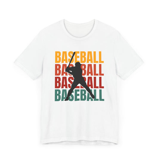 Baseball Lover Unisex Tee, Soft Sports Shirt, Gift for Athletes, Casual Wear, Baseball Fan Apparel, Sports Day T-Shirt