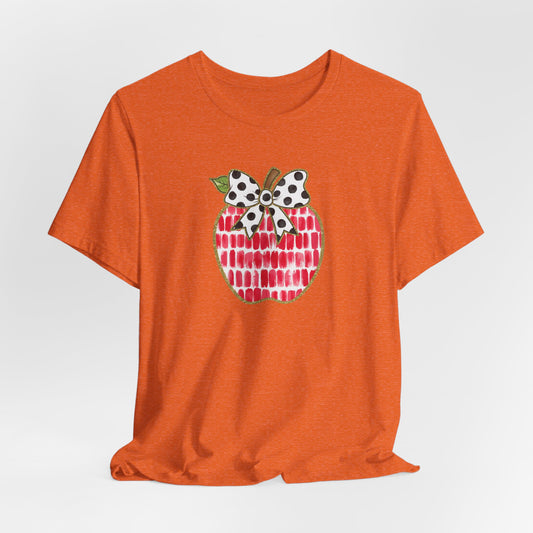 Apple Teacher Cute Bella Canvas Tshirt