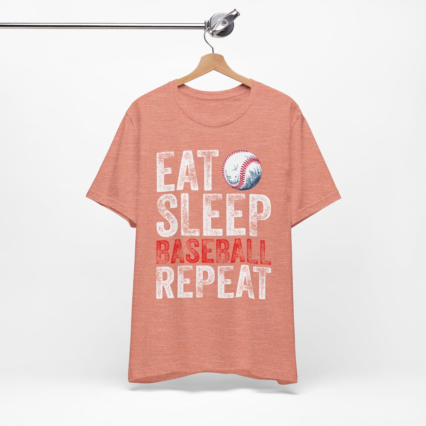 Eat Sleep Baseball Repeat Unisex Tee