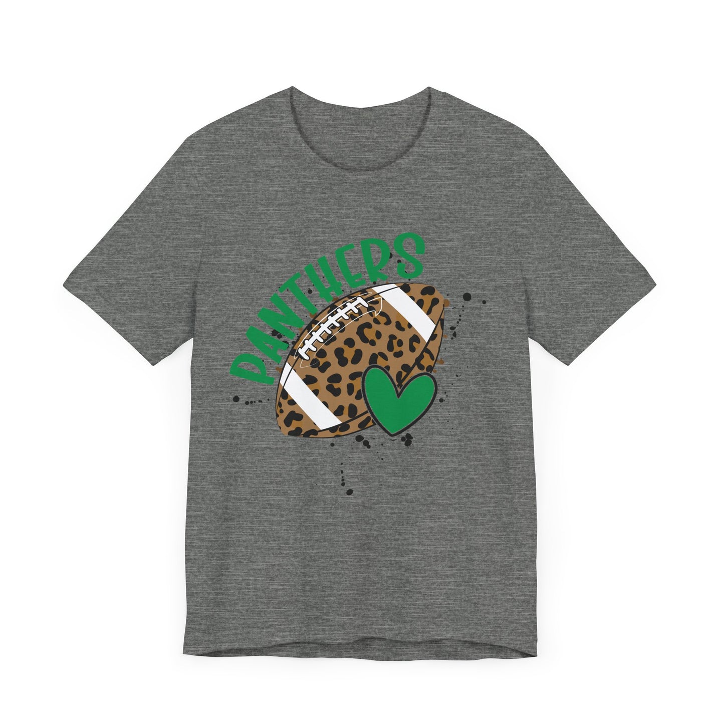 PANTHERS Spirit Unisex Tee - Leopard Football Design