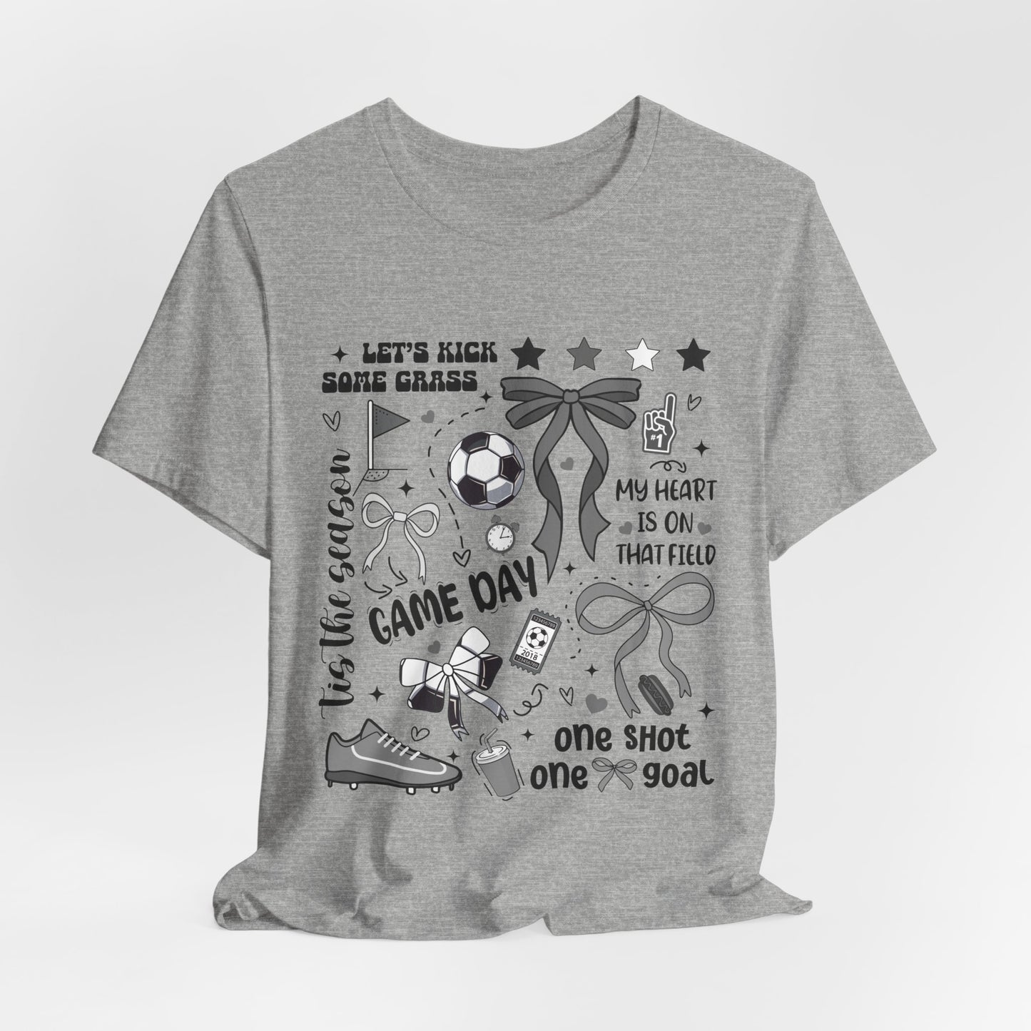 Soccer Game Day Collage Bella Canvas Tee