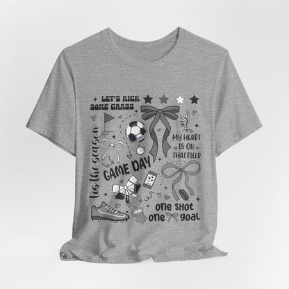 Soccer Game Day Collage Bella Canvas Tee