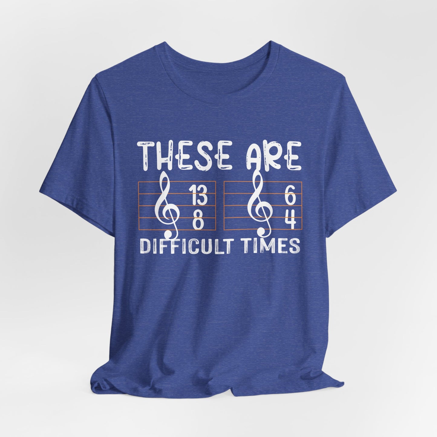 Music-Inspired Jersey Tee - "These Are Difficult Times" Unisex Short Sleeve Shirt, Gift for Musicians, Thoughtful Quote Tee, Casual [...]