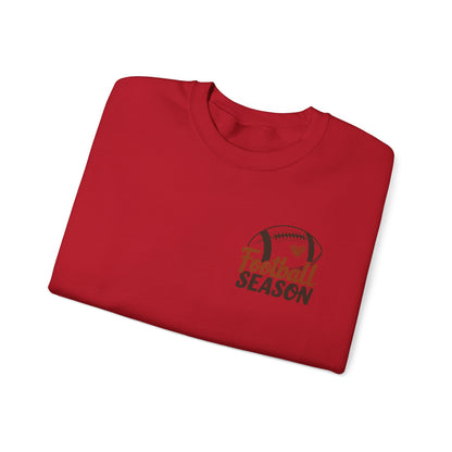 Football Season Sweatshirt, Front and Back Unisex Crewneck