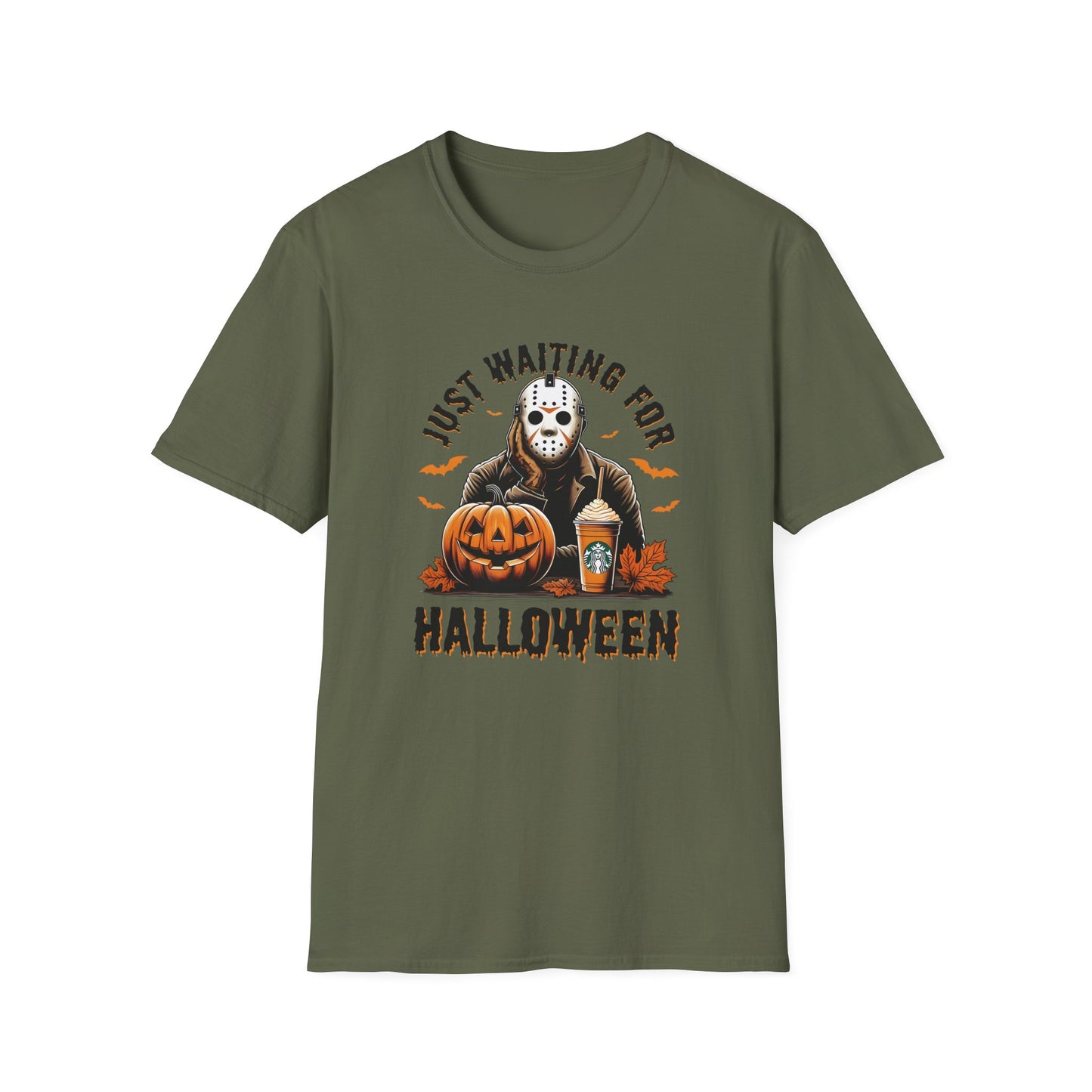Just Waiting for Halloween Movie Graphic Tee, Unisex Softstyle T-Shirt