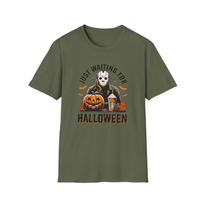 Just Waiting for Halloween Movie Graphic Tee, Unisex Softstyle T-Shirt