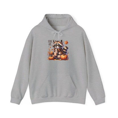 Autumn Feral Raccoon Hoodie