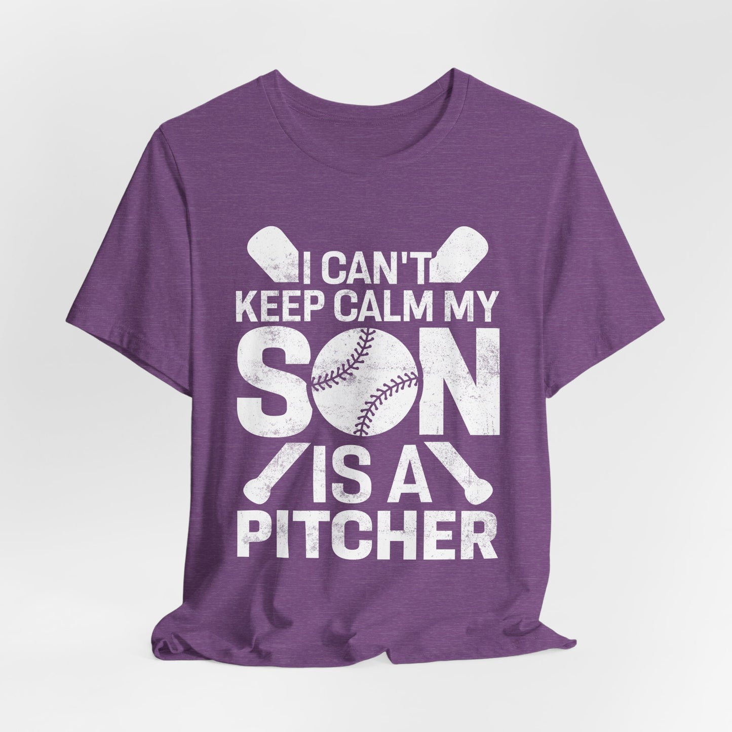 Baseball Mom Tee - 'I Can't Keep Calm My Son Is A Pitcher'