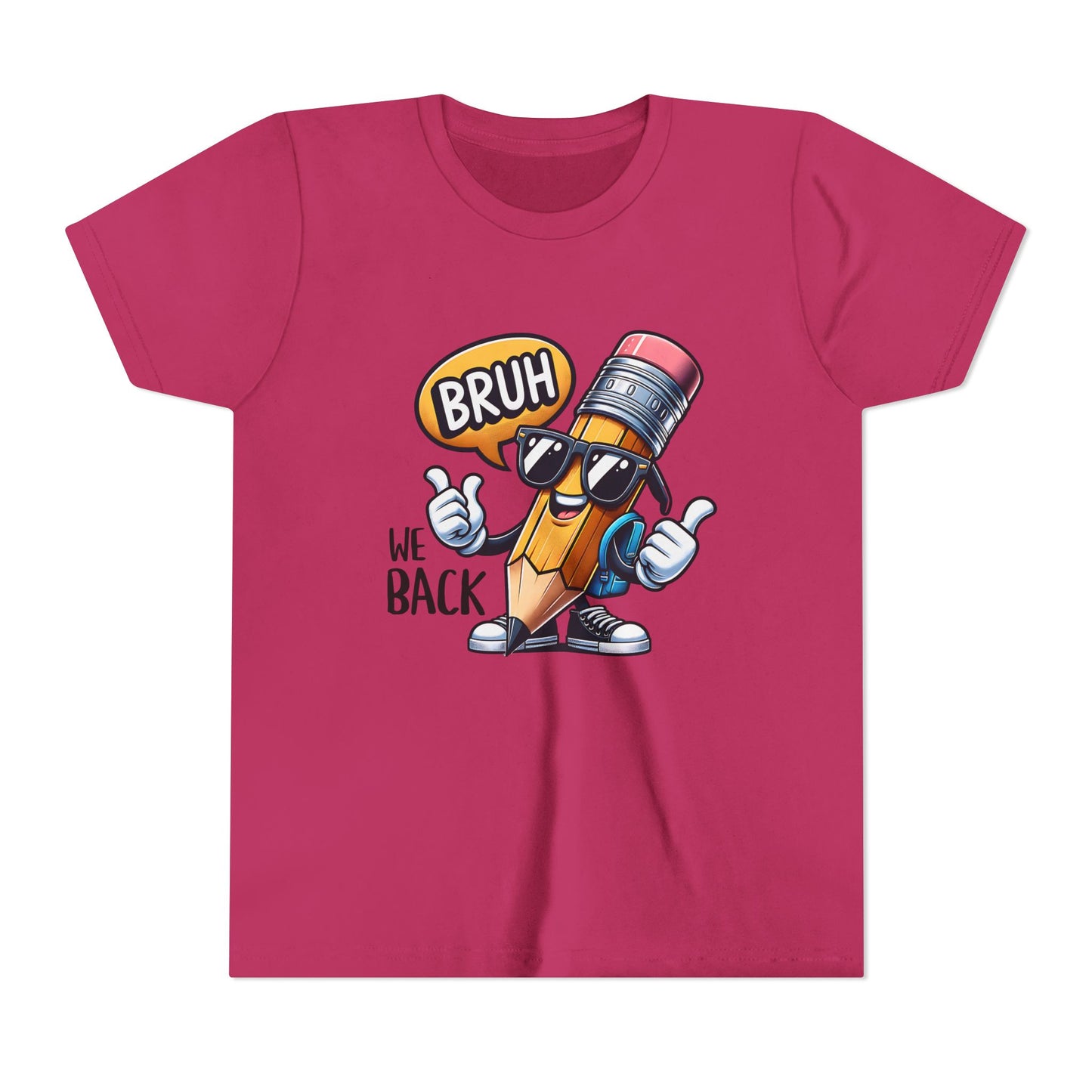Cool Youth Tee with Fun Pencil Graphic - Perfect for Back to School