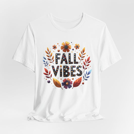 Floral Fall Vibes Bella Canvas Tshirt