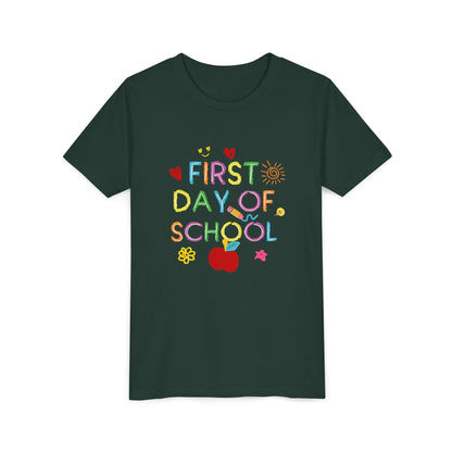 Back to School Youth Tee, First Day of School Shirt