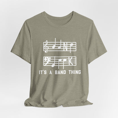 Band Geek White Graphic Bella Canvas Tee shirt