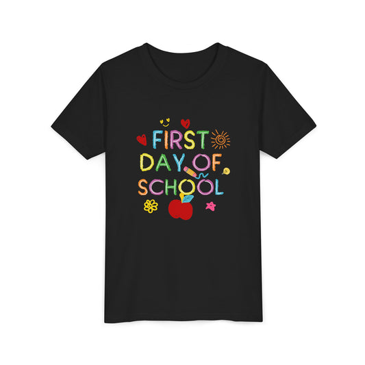 Back to School Youth Tee, First Day of School Shirt