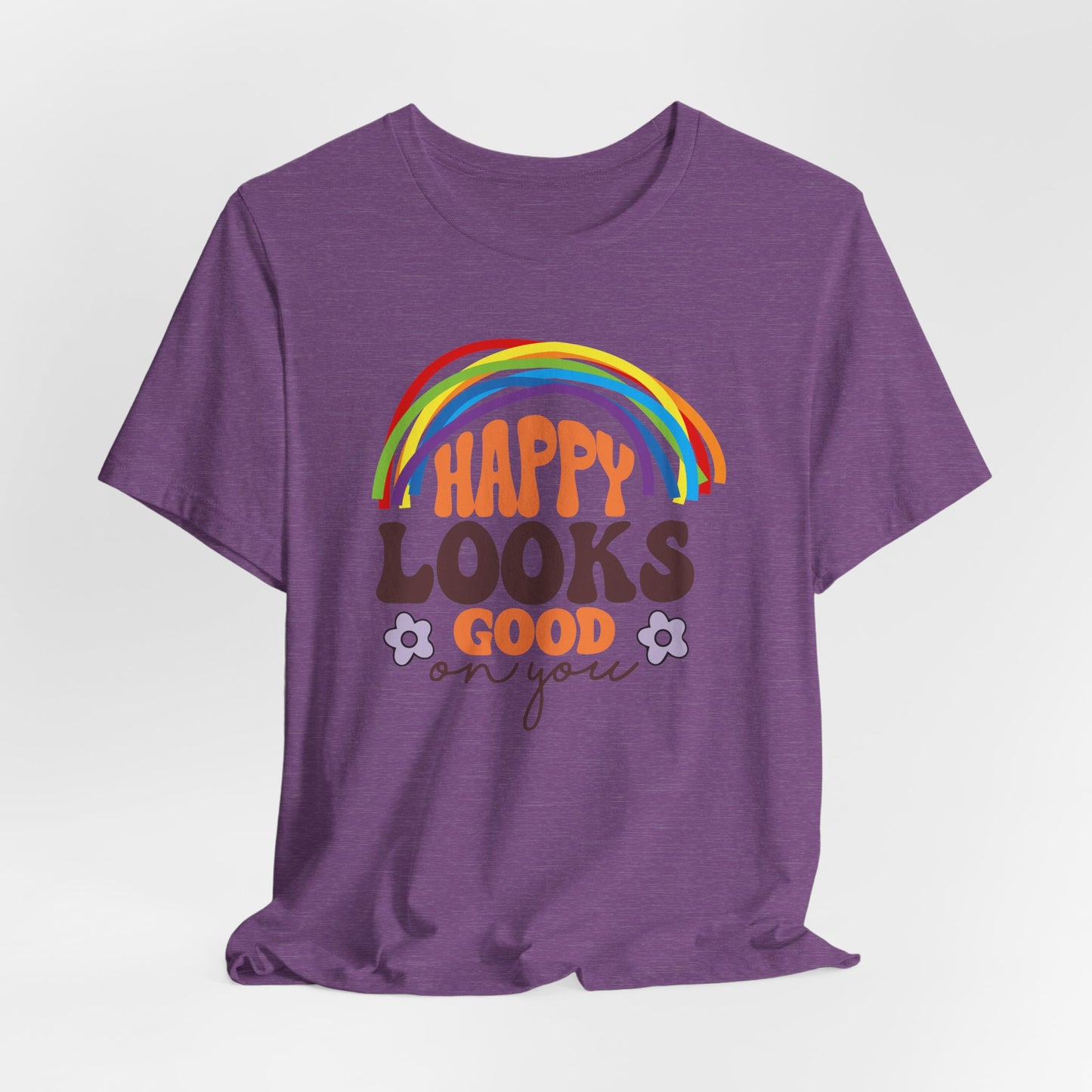 Happy Looks Good on You Tee - Unisex Jersey Short Sleeve T-Shirt for Positive Vibes and Joyful Celebrations
