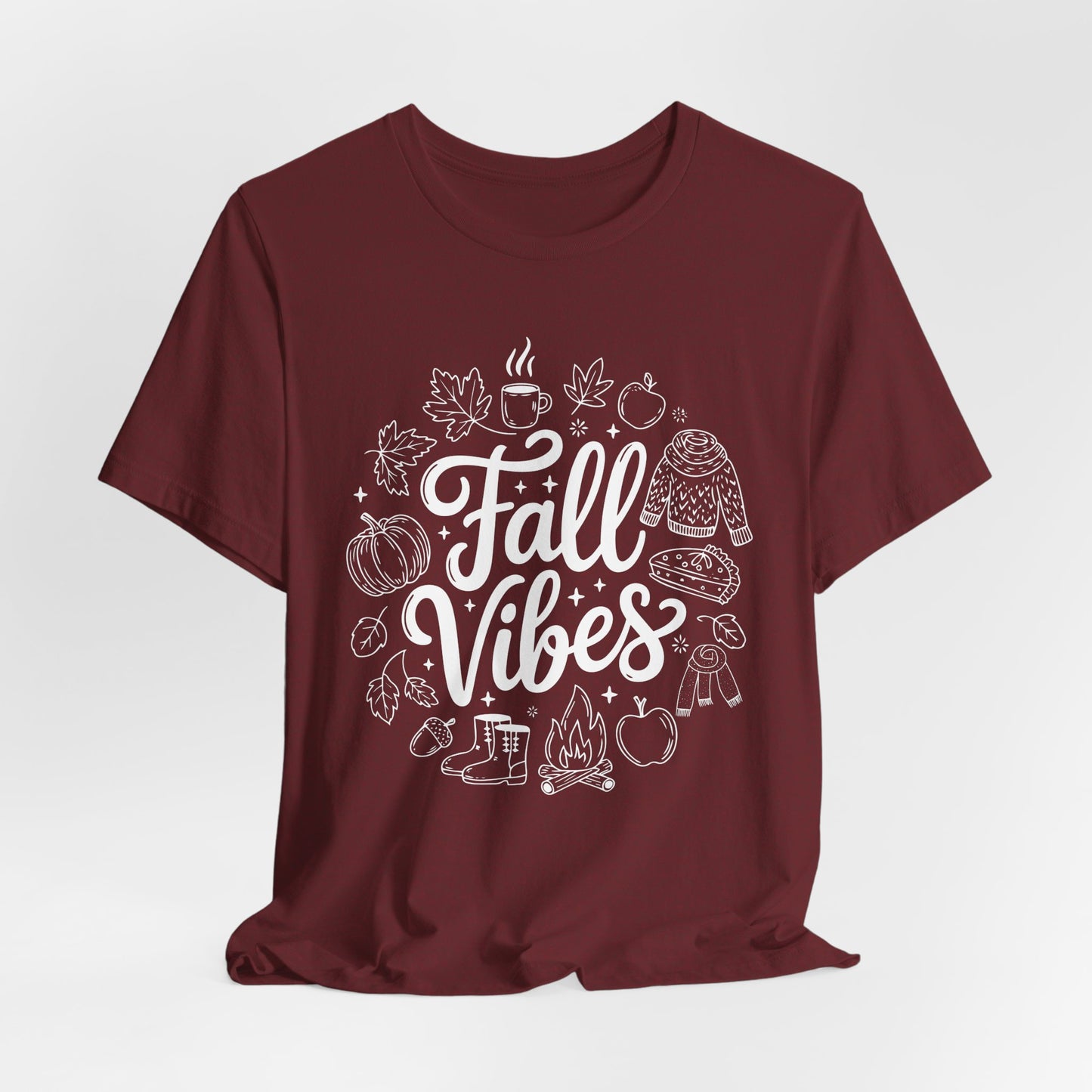 Fall Vibes Unisex Tee - Cozy Autumn T-shirt