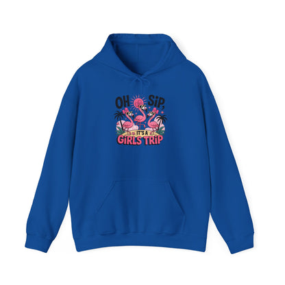 Flamingo Girls Trip Gildan Hoodie