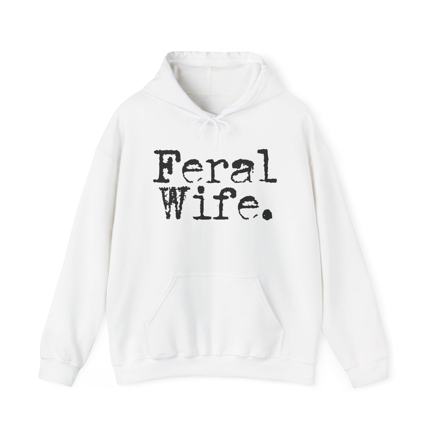 Feral Wife Hoodie - Unisex Heavy Blend™ Sweatshirt for Casual Style