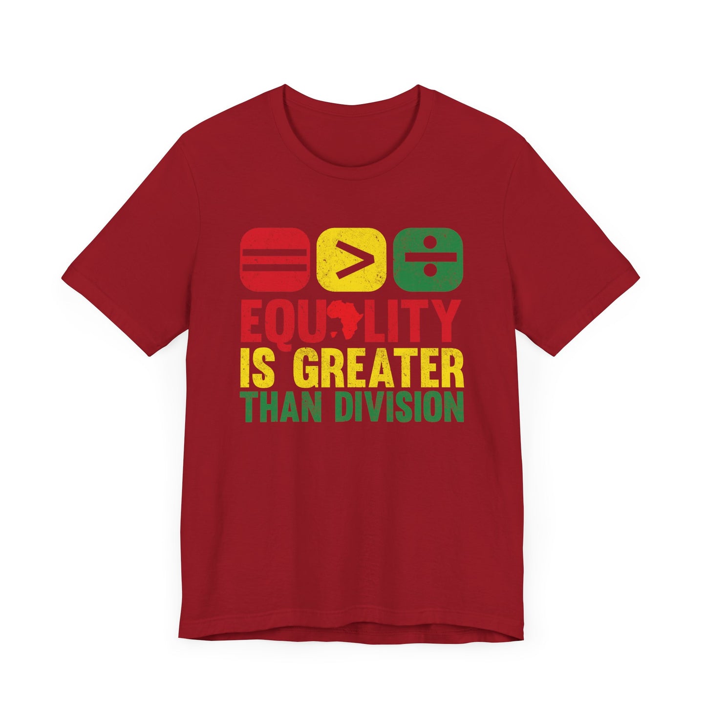 Equality is Greater Unisex Tee, Activism Shirt, Social Justice Apparel, Gift for Activists, Equality T-Shirt, Unisex Equality Top