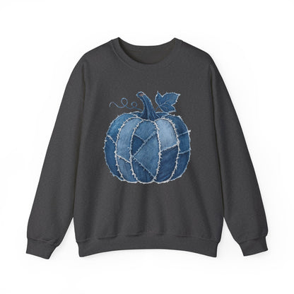 Denim Pumpkin Gildan Crewneck