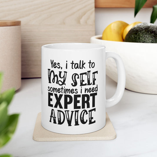 Expert Advice Ceramic Mug 11oz
