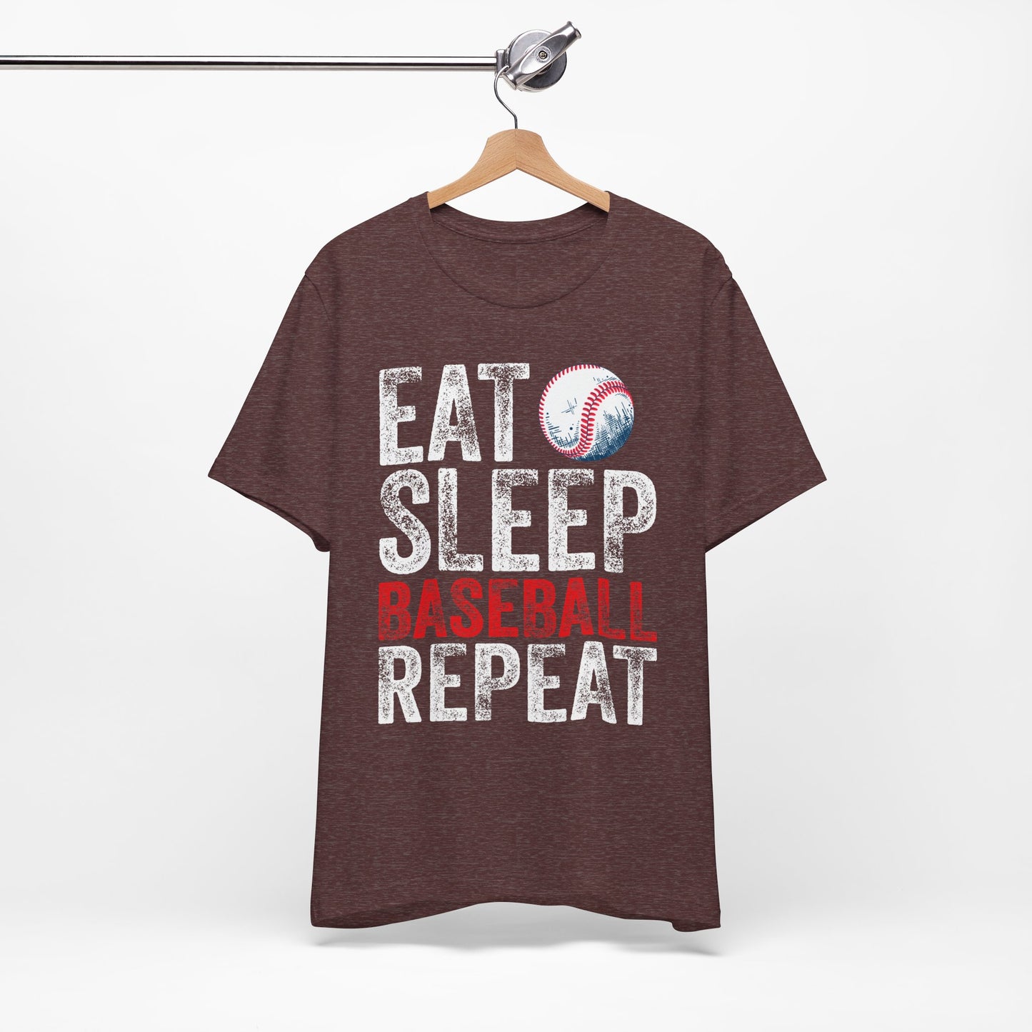 Eat Sleep Baseball Repeat Unisex Tee