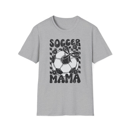 Soccer Mama Checkered Bella Canvas Tee