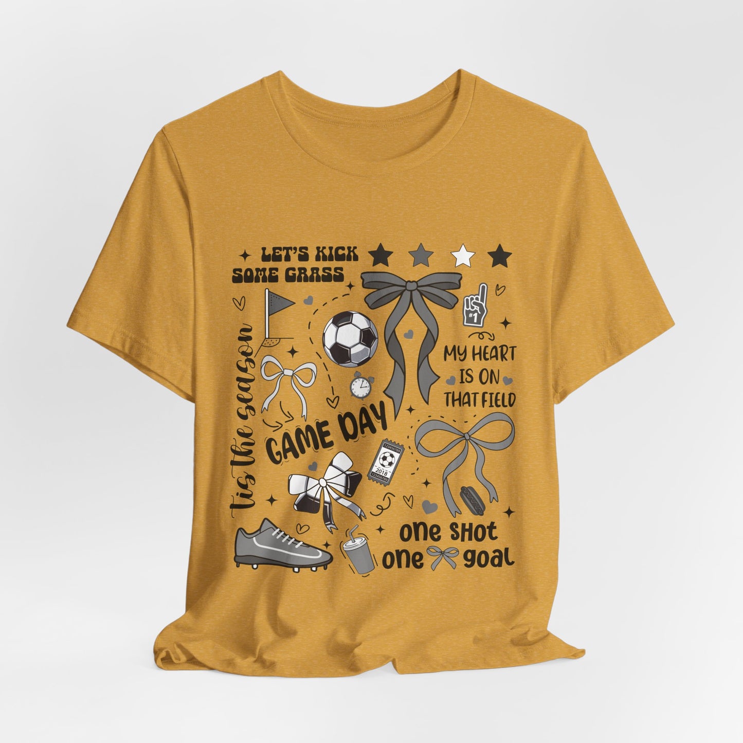 Soccer Game Day Collage Bella Canvas Tee