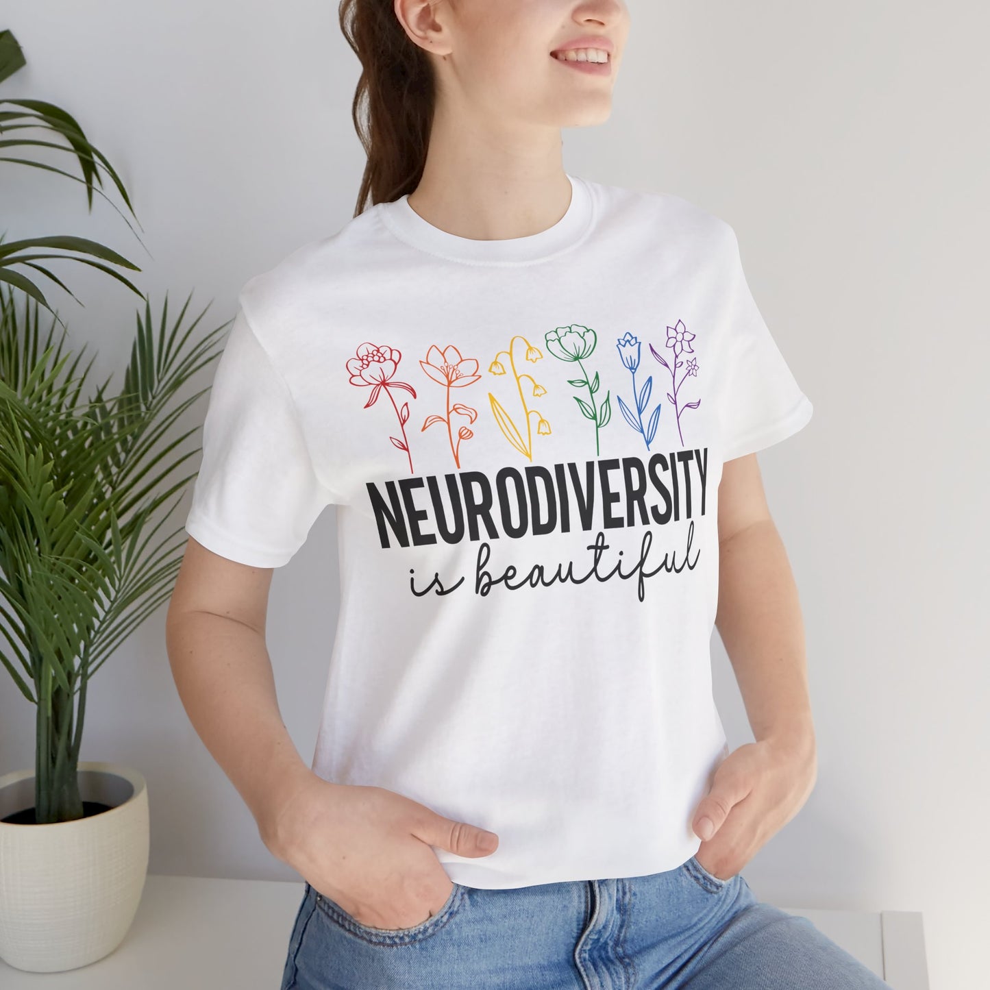 Neurodiversity is Beautiful Tee - Unisex Short Sleeve T-Shirt