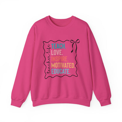 Teach Love Inspire Gildan Crewneck Sweatshirt