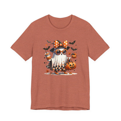 Halloween Ghost Short Sleeve Tee