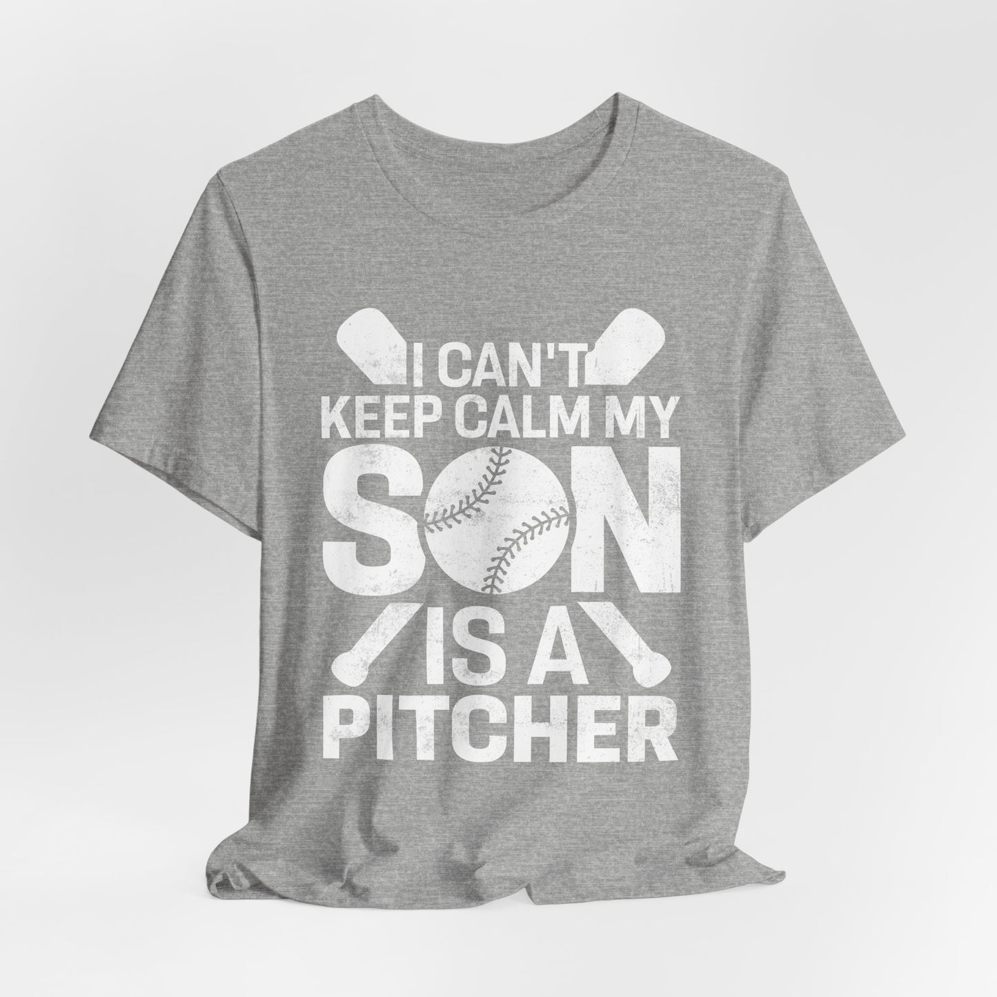 Baseball Mom Tee - 'I Can't Keep Calm My Son Is A Pitcher'