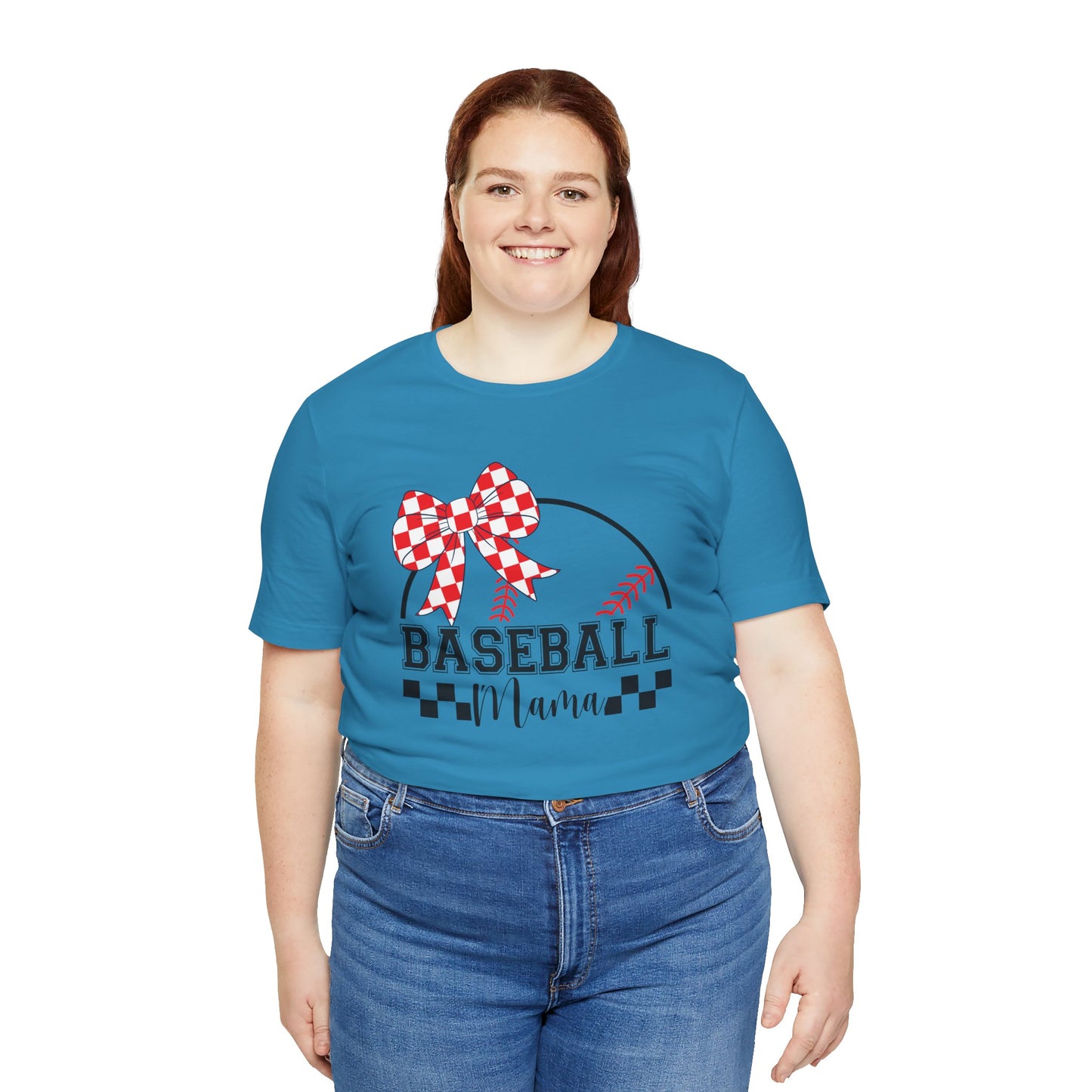 Baseball Mama Tee - Cute Unisex Jersey Short Sleeve T-Shirt for Sports Moms, Perfect for Game Day, Mother's Day Gifts, Casual Wear