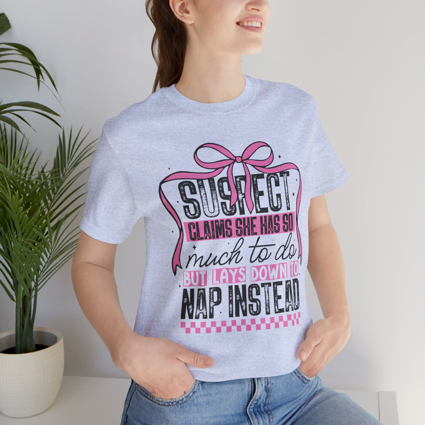 Funny Nap Instead Tee, Unisex Jersey Short Sleeve Shirt