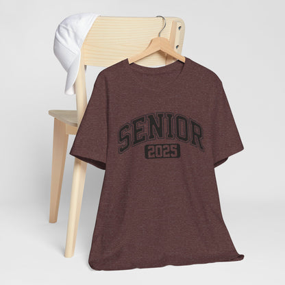 Senior 2025 Unisex Jersey Tee, Graduation Shirt, Class of 2025 Apparel, Senior Year T-Shirt, Back to School Top