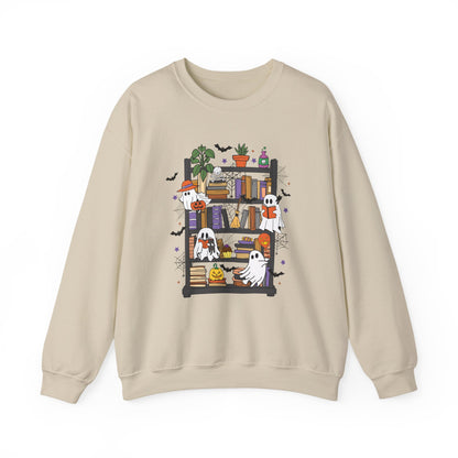 Ghost Library Gildan Crewneck Sweatshirt