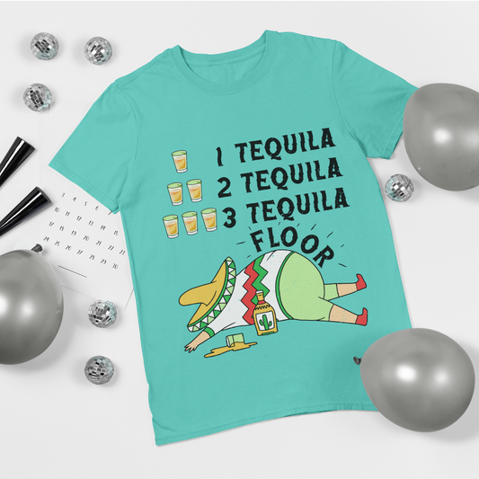 Funny Tequila T-Shirt for Party Lovers