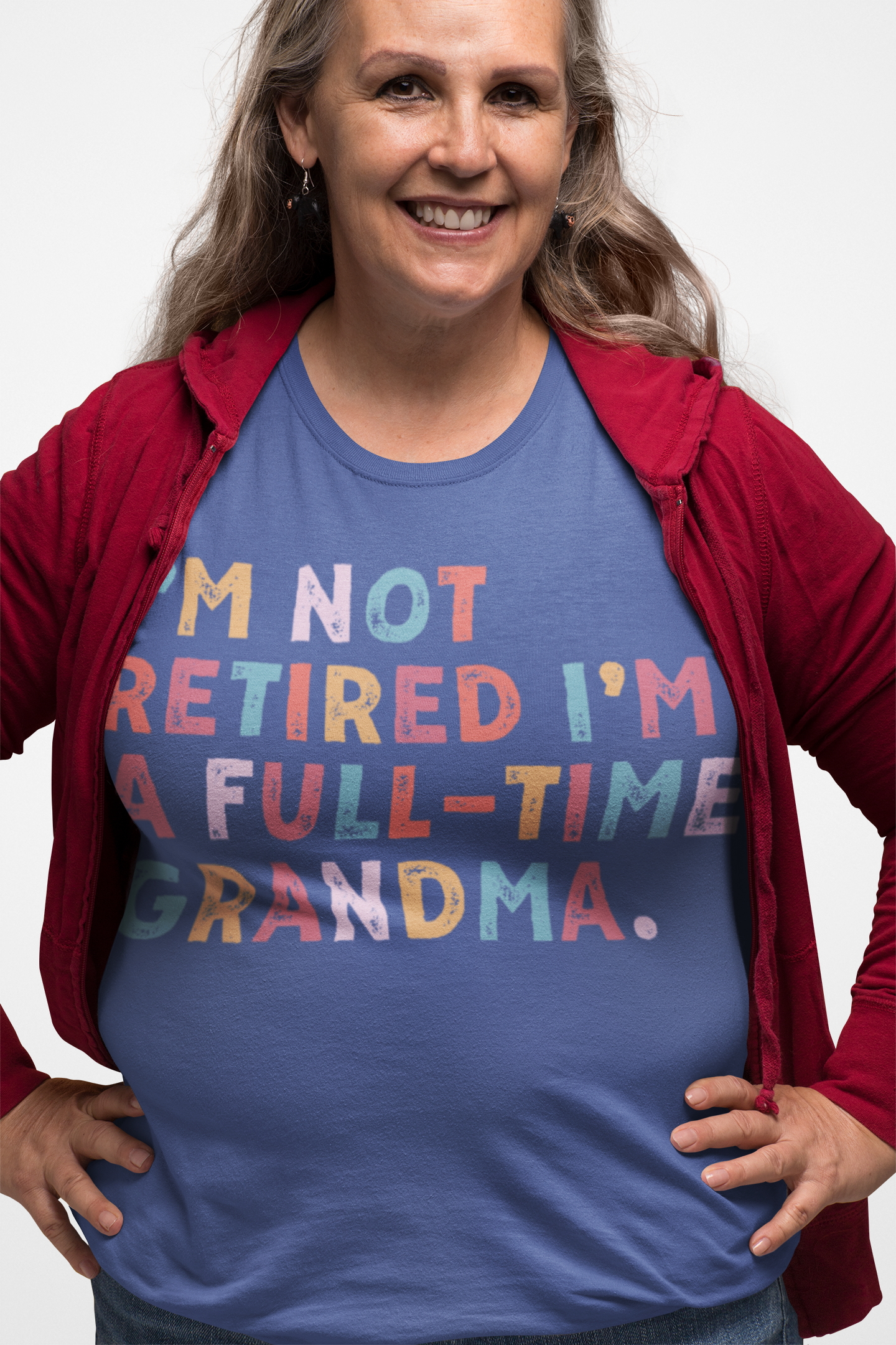 Funny Grandma T-Shirt - "I'm Not Retired I'm A Full-Time Grandma"