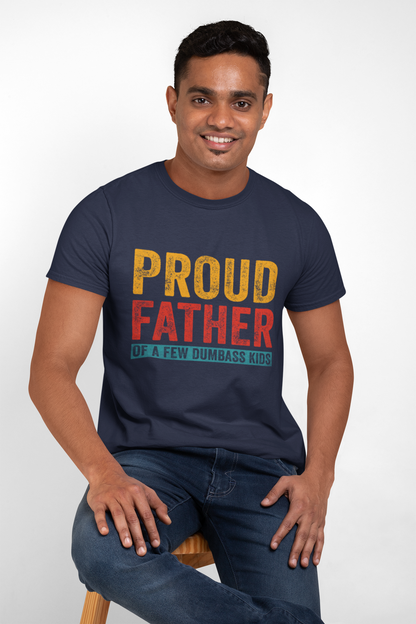 Proud Father Funny Tee - Unisex Jersey Short Sleeve T-Shirt for Dads