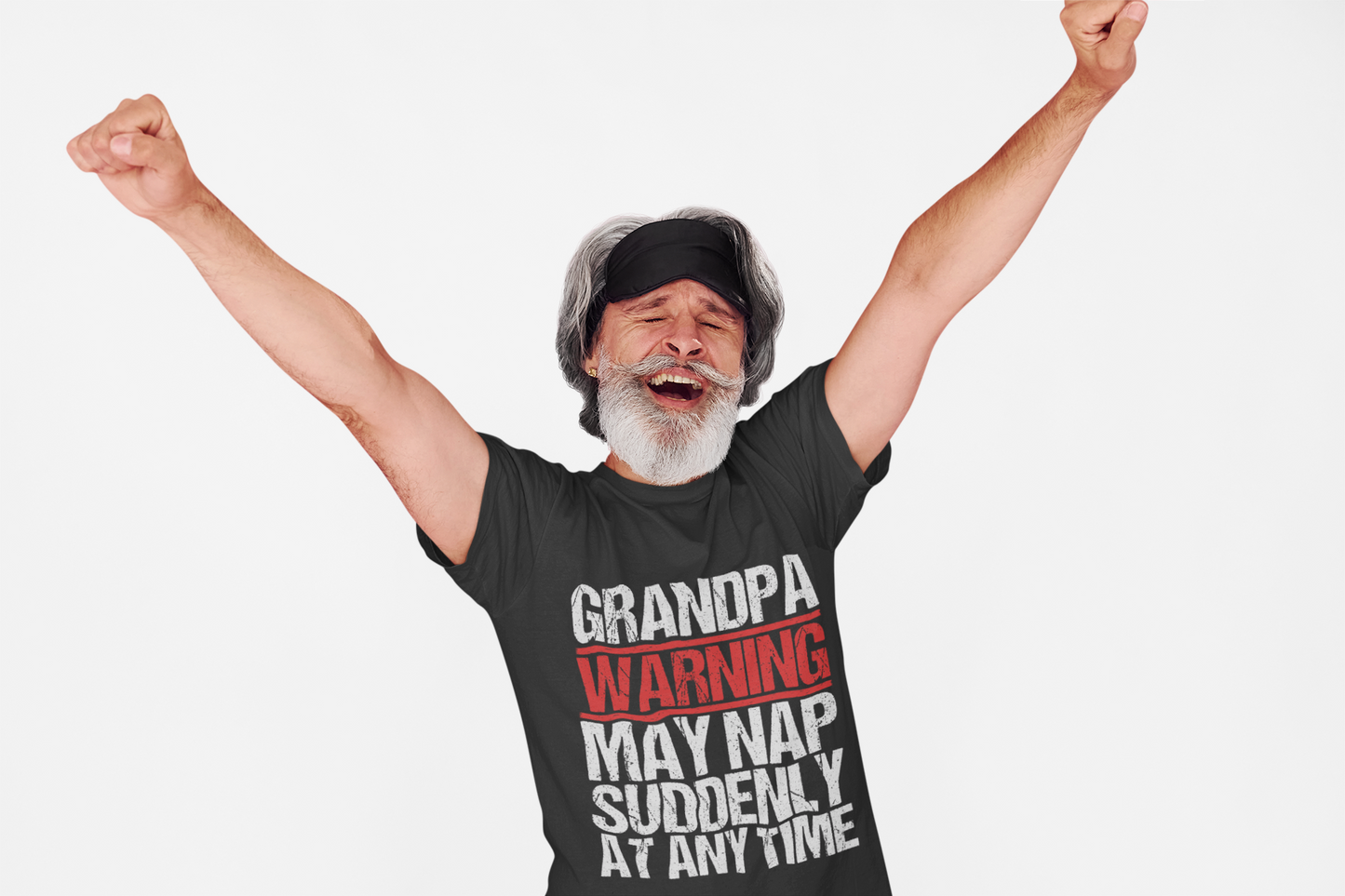 Funny Grandpa Nap Warning T-Shirt, Gift for Grandfather, Family Humor Tee, Unisex Tee for Relaxation, Birthday Gift, Grandparent's Day