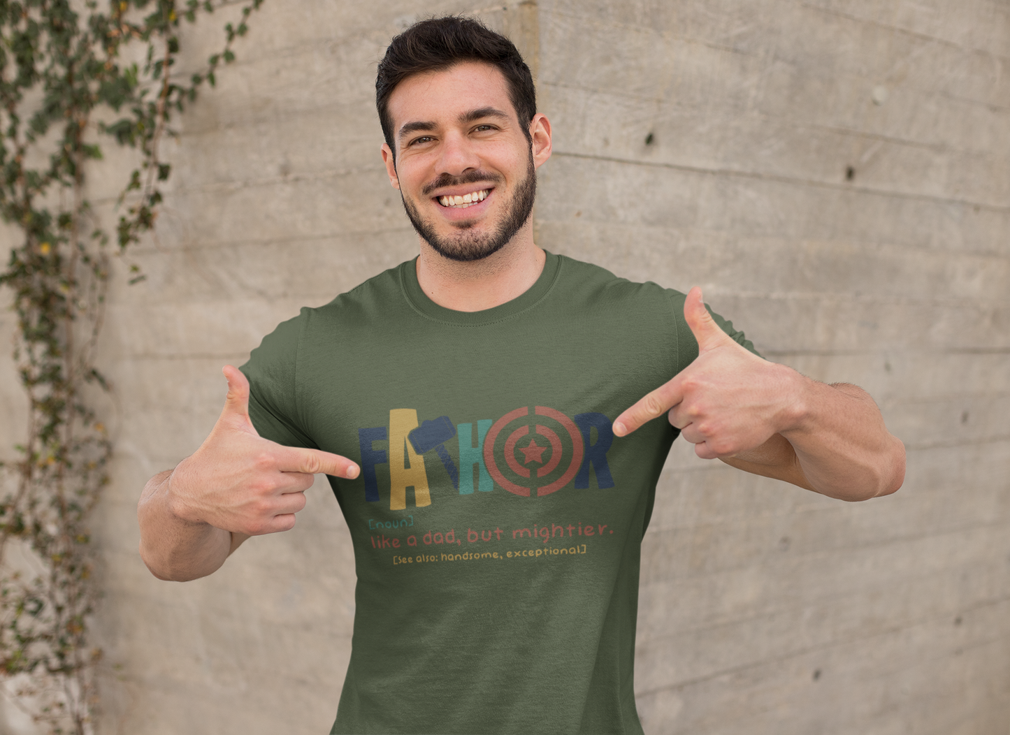 FaTHOR "Father: Like a Dad, But Mightier" Unisex Jersey Short Sleeve T-Shirt
