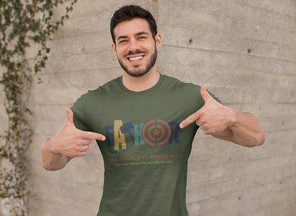 FaTHOR "Father: Like a Dad, But Mightier" Unisex Jersey Short Sleeve T-Shirt