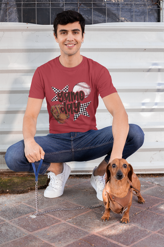Game Day Unisex Jersey Tee - Perfect for Baseball Fans, Sports Events, Tailgating, Birthdays, or Game Nights