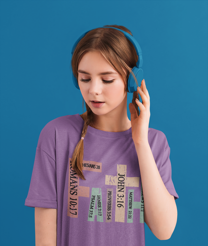 Faith Graphic Tee, Unisex T-Shirt, Inspirational Shirt, Casual Wear, Gift for Believers, Motivational Fashion
